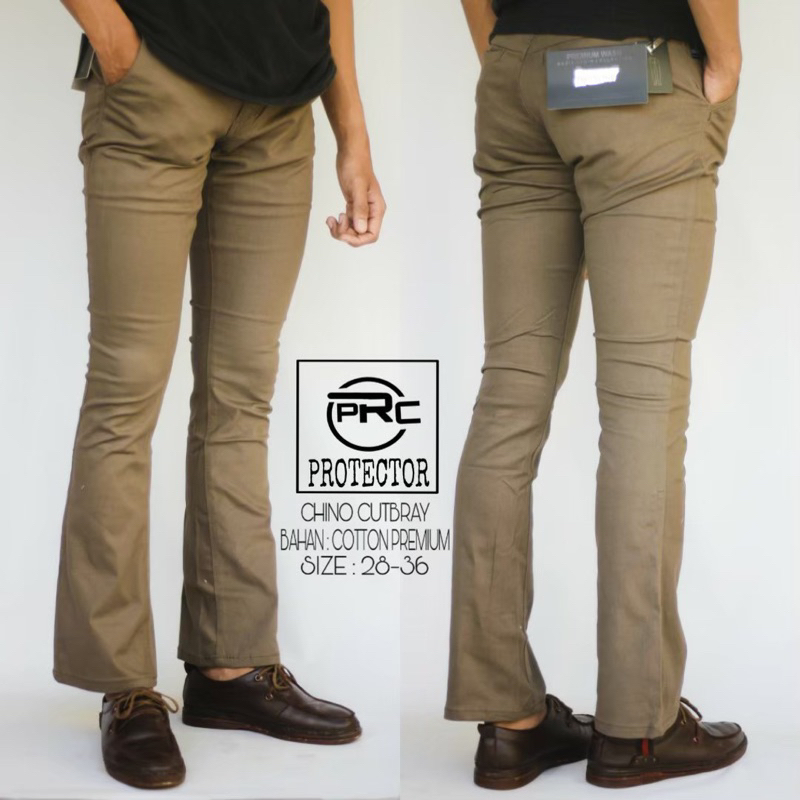 Celana Pria Cutbray Pants Chino - Cutbray Pria Terbaru - Cutbray Pria Kekinian Terpopuler