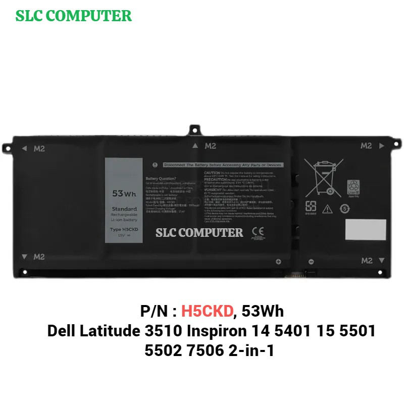 Baterai Dell Latitude 3510 Inspiron 14 5401 15 5501 5502 7506 2-in-1