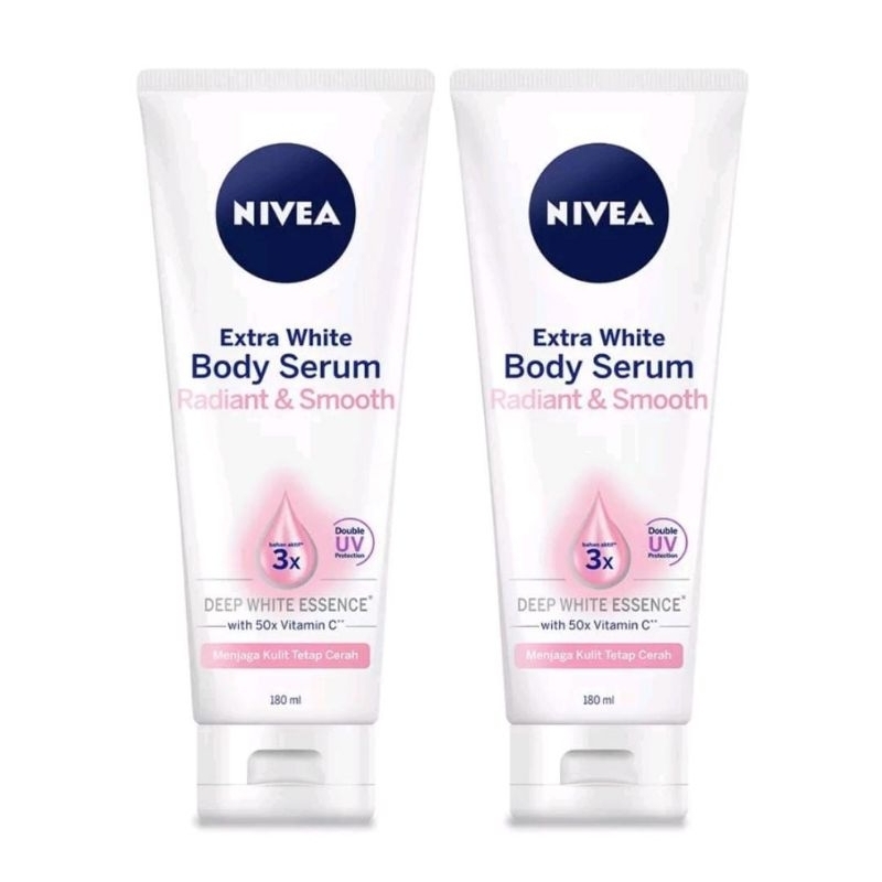 nivea body serum radiant & smooth