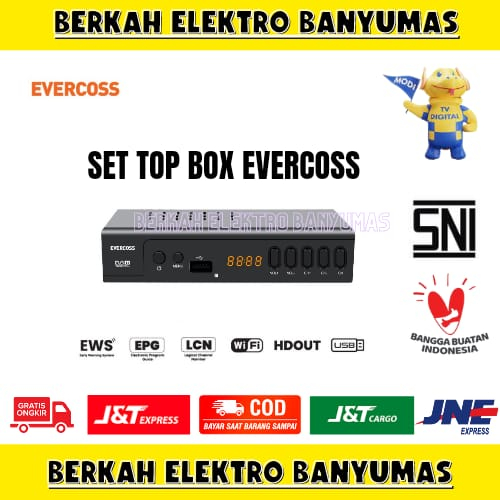SET TOP BOX EVERCROSS / STB EVERCROSS / SET TOP BOX MURAH