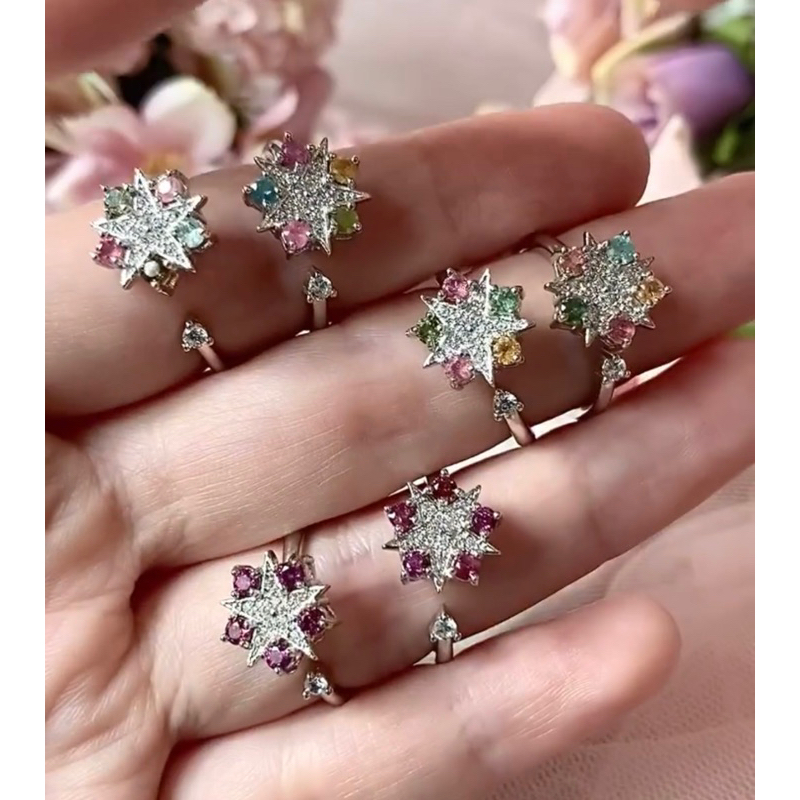 tourmaline spinner ring