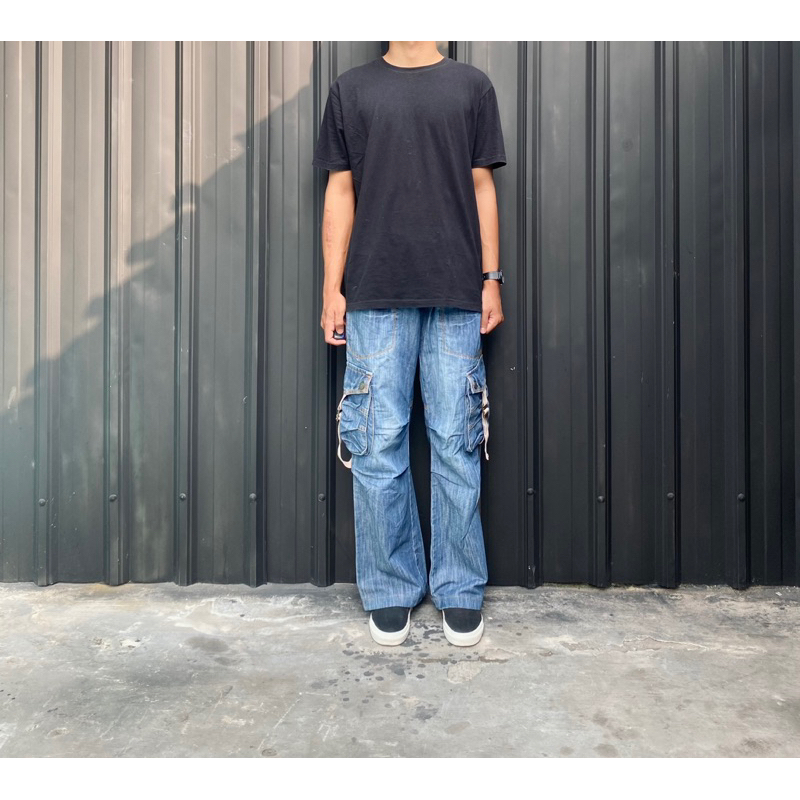 CARGO JEANS CRUX DENIM