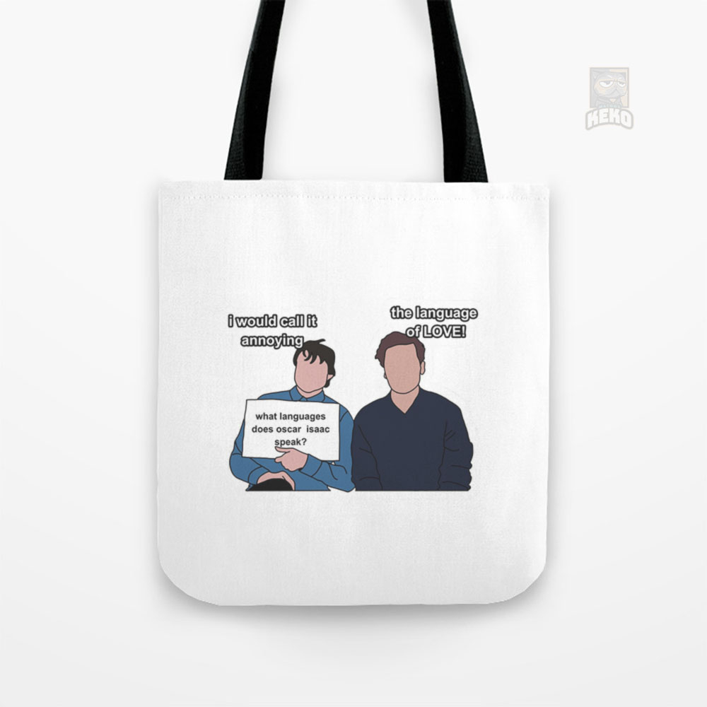 Tote Bag Kanvas Oscar isaac and pedro pascal