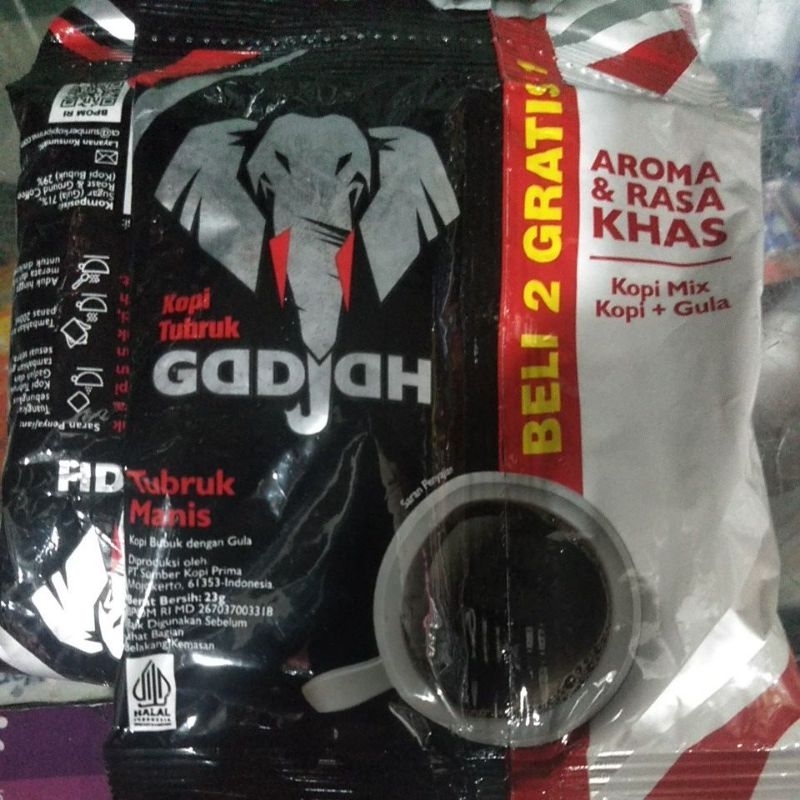 

Kopi Tubruk Cap Gadjah 23g