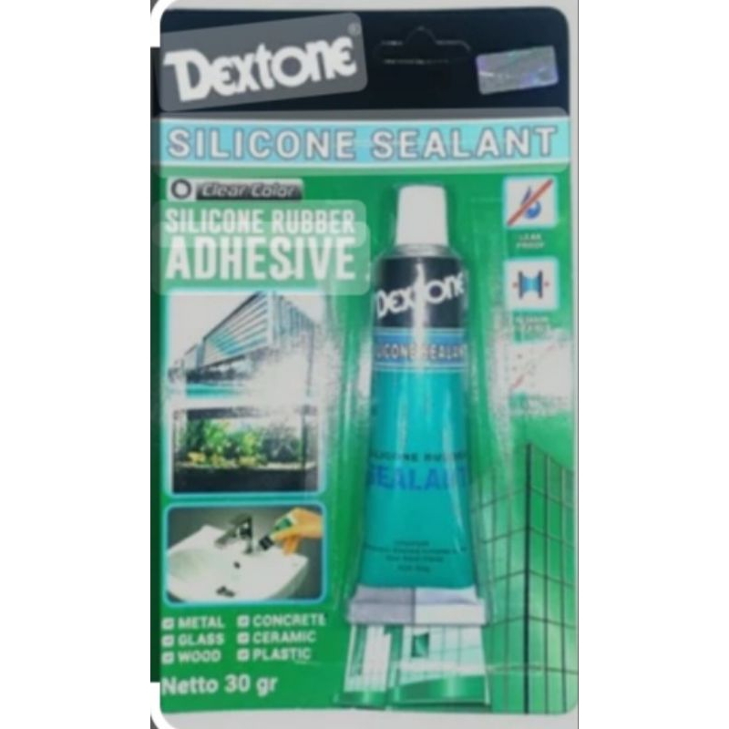 Lem keca silikon  merk dextone 30 gr