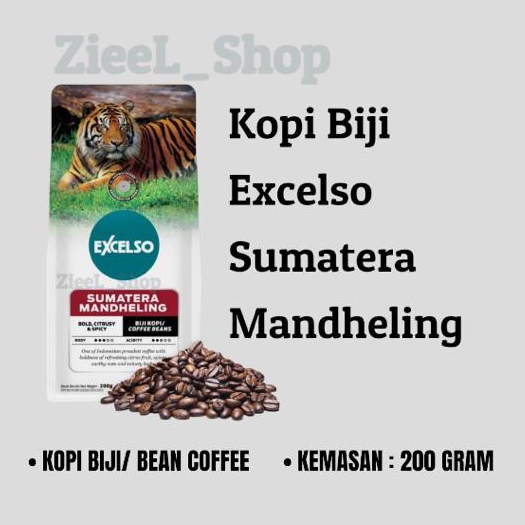 

Kopi Biji Excelso Sumatera Mandheling 200g