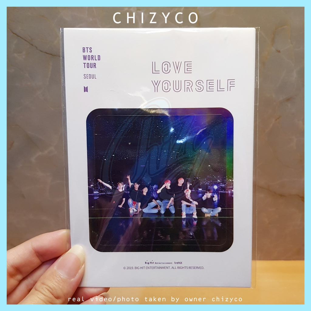 BTS STICKER SET | LOVE YOURSELF WORLD TOUR DVD