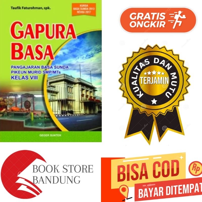 BUKU BAHASA SUNDA : GAPURA BASA KELAS 8