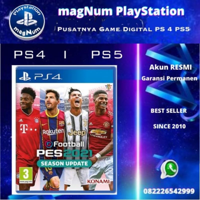 PES 2021 SEASON UPDATE DIGITAL FULL AKUN RESMI