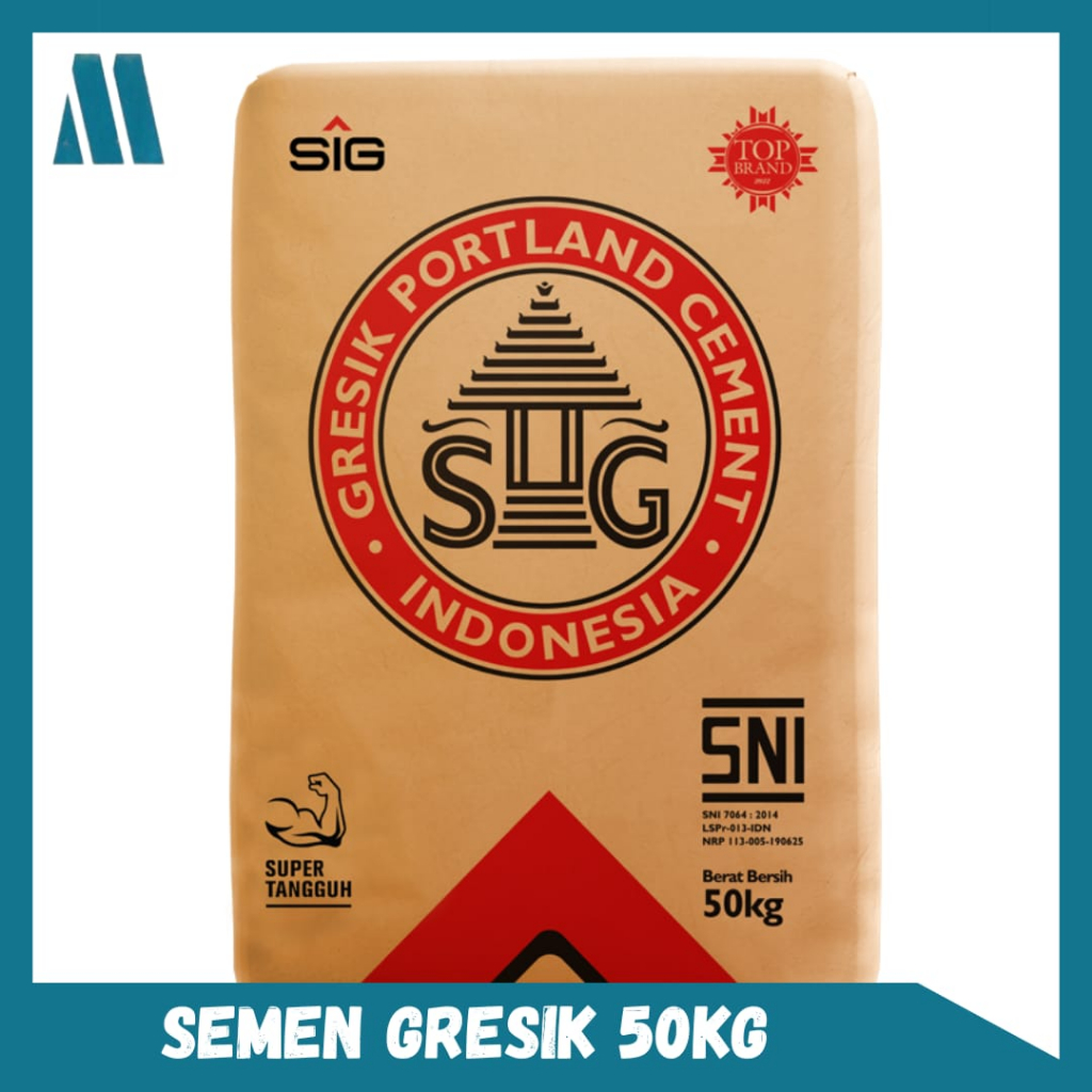 Semen Gresik 50kg (Min. 1 DO = 160 sak)