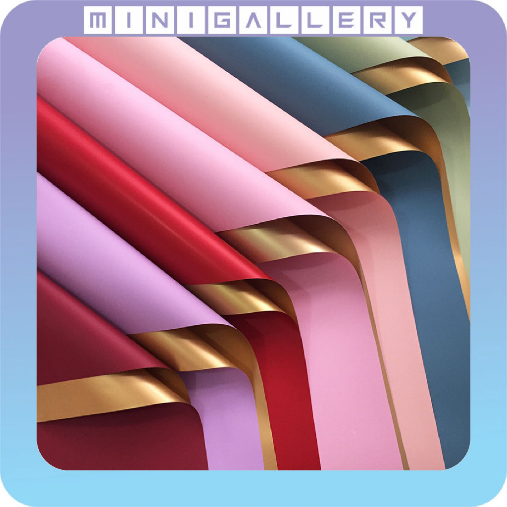 

Kertas Buket Gold BiColor Cellophane Flower Wrapping Paper Bouquet Pembungkus Bunga KB02