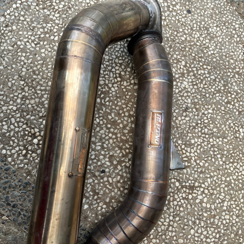 downpipe lazarus frontpipe alpino exhaust 3 inch 3inch 3" innova reborn fortuner vrz 2.4 2.4 GR 2GD 