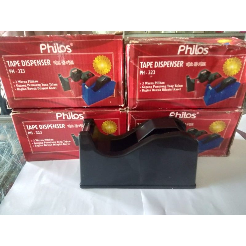 

Tape Dispenser Philos Tape Cutter Alat Pemotong Lakban