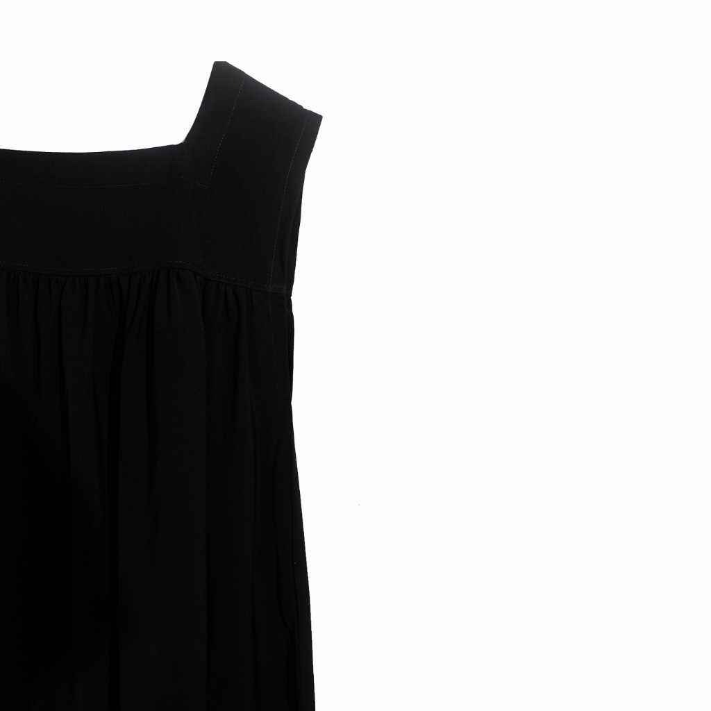 Rashawl Baden Apron Dress Black