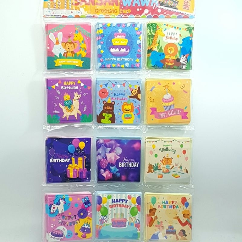 Kartu Ucapan Happy Birthday Kecil/Kartu Ucapan Ultah