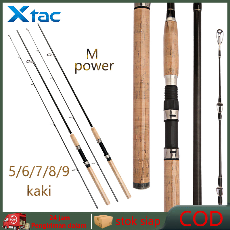 【Indonesia Spot】joran lure gabus casting fishing rod joran reel murah joran pancing ringan joran cas