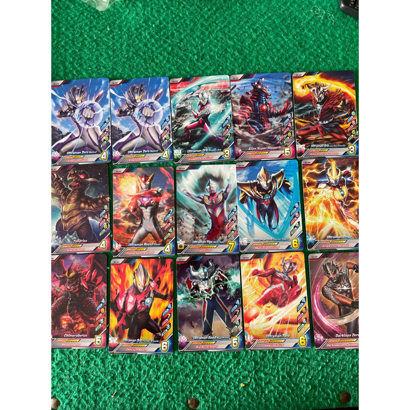 Kartu Ultraman Fusion Fight Card ver 2 Ultraman orb slugger ace ver 2 taro darklops zero geed magnif