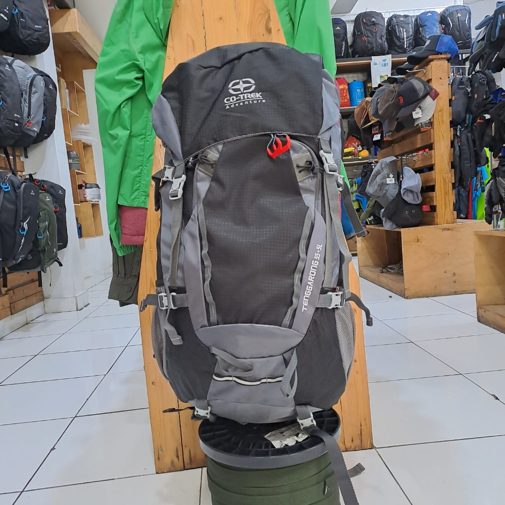 Co-Trek Tas Ransel Gunung Co-Trek Tenggarong 55+5L Keril Hiking Carrier Cotrek