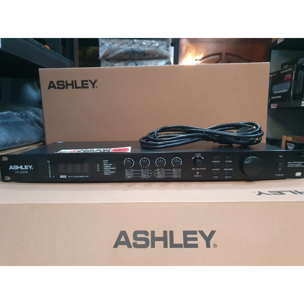 VIRTUALIZER 3D ASHLEY FX2000 EFEK VOKAL ASHLEY FX2000 EFFECT PROCESSOR