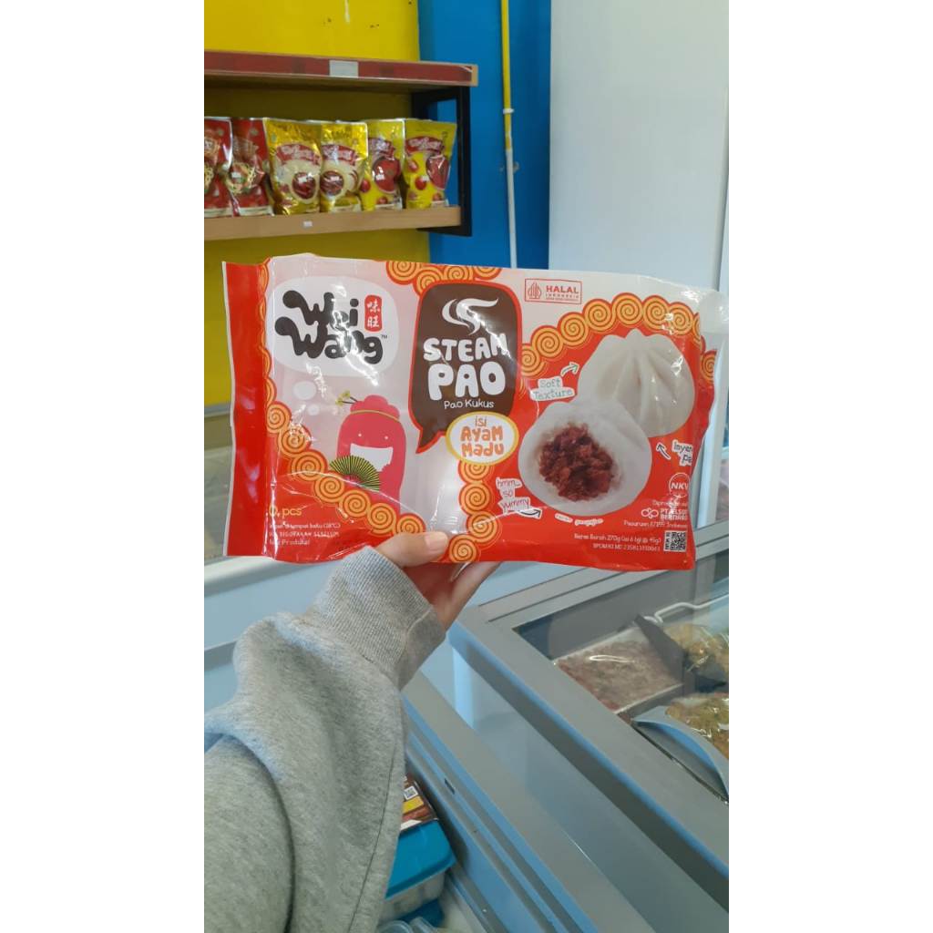 

WeiWAng Pao Kukus Rasa Ayam Madu (isi 6 pcs)