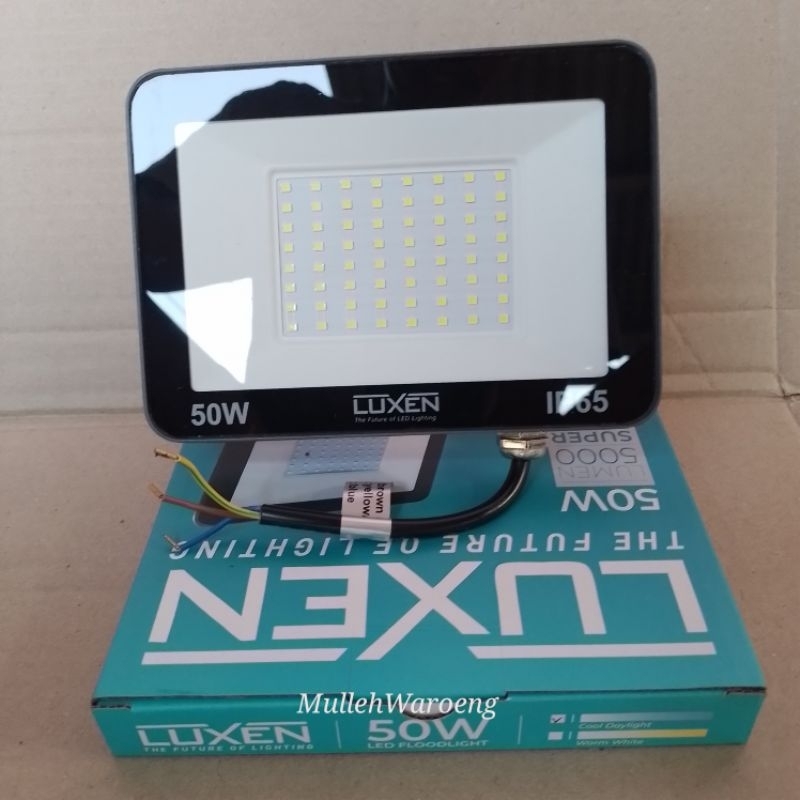 Luxen Led Flood Light Orion Lampu Sorot 50w 50 W Watt Bergaransi