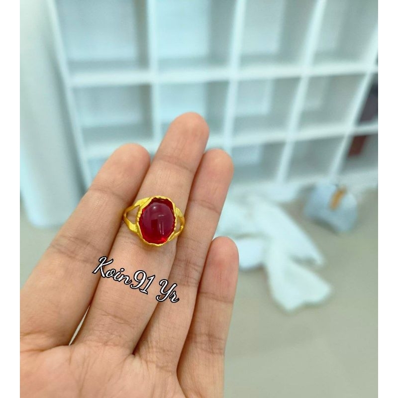 cincin koin lapis mas 24 karat