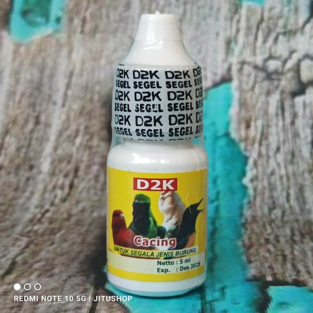 CACING D2K OBAT BURUNG SAKIT CACINGAN