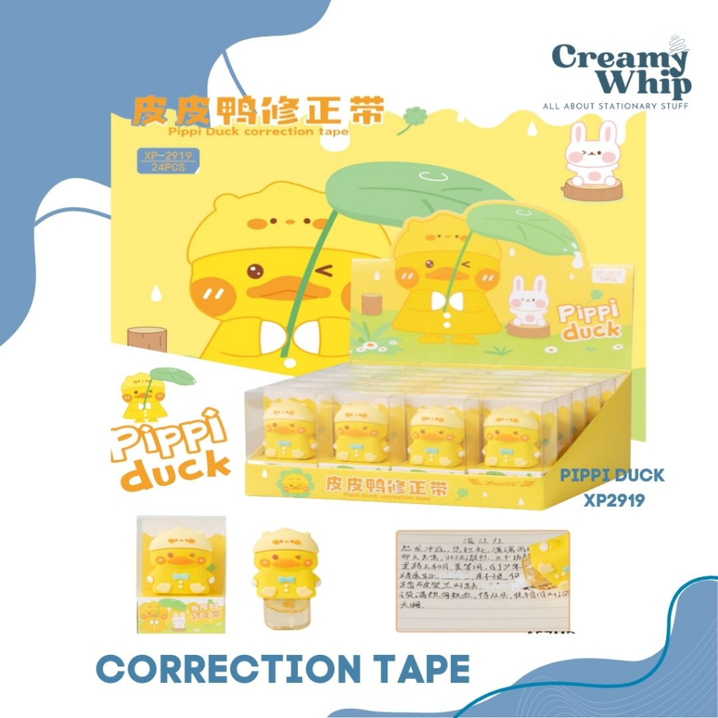 

Pipi Duck Correction Tape - Tip X Bebek Lucu Tip X Kekinian Cute Stationary Tipe X Imut Lucu