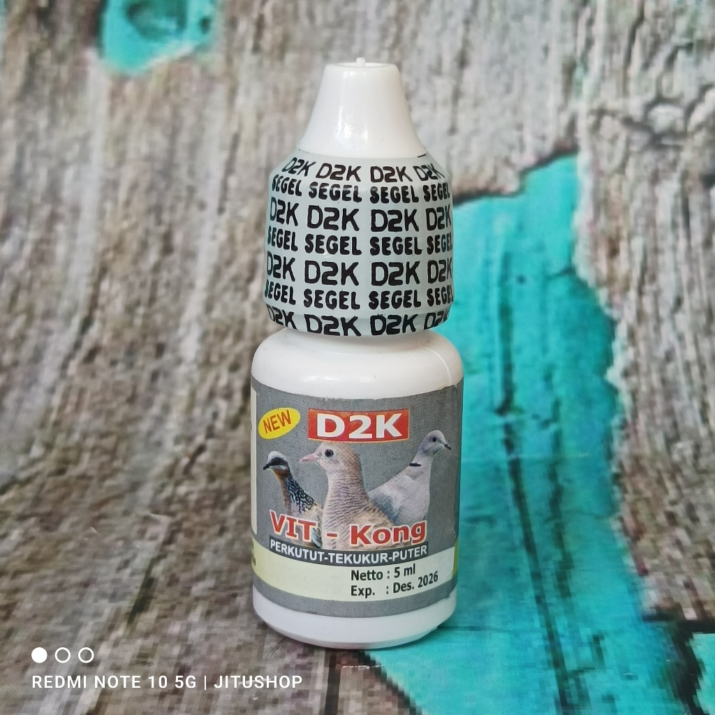 D2K Vit Kong Vit Burung Perkutut Puter Derkuku Rajin Bunyi