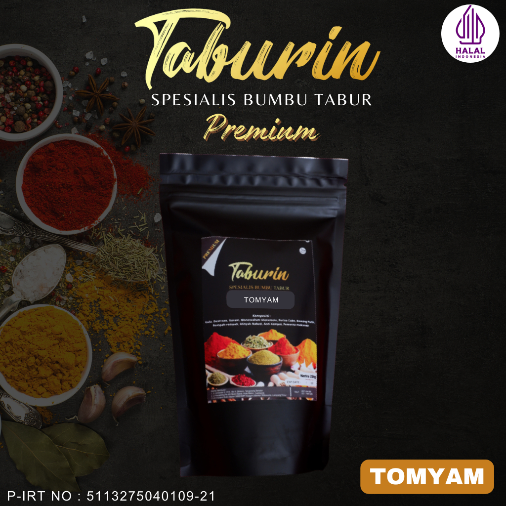 

Bumbu Tabur Premium Kiloan Rasa Tomyam 1Kg by Taburin