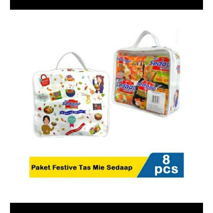 

SEDAAP MIE PAKET FESTIVE ISI 8 PCS ( FREE POUCH )