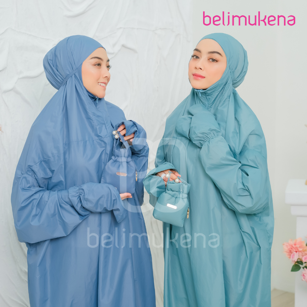 BELIMUKENAPREMIUM - (FREE SAJADAH) Mukena Mini Terusan Parasut Korea Travel Ibu Kost Tya Ariestya