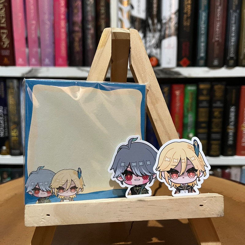 

Fanmerch Memopad Haikaveh - 5 design Alhaitham x Zhongli