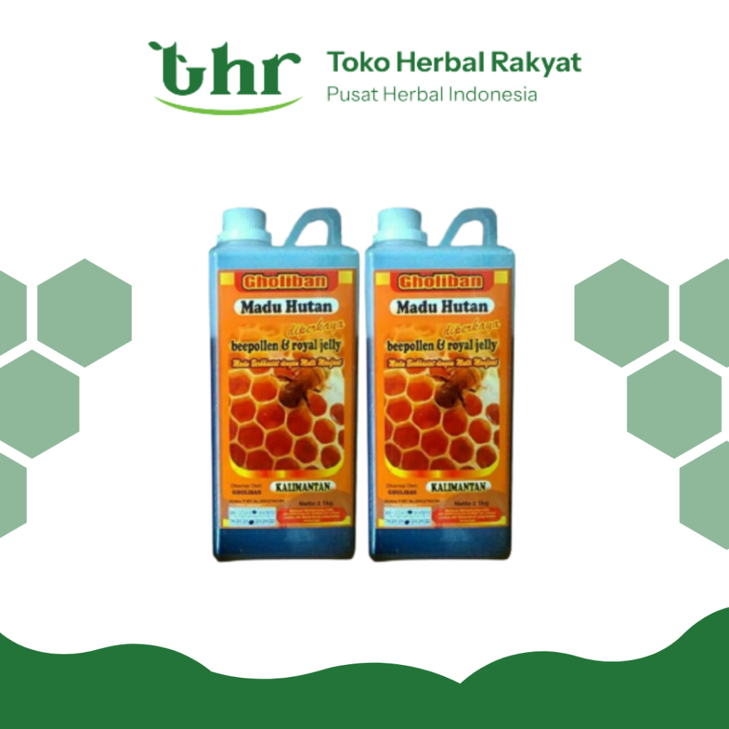

MADU GHOLIBAN KALIMANTAN 1 KG - MADU KLM - ORIGINAL BOTOL TIMBUL TULISAN GHOLIBAN DAN HOLOGRAM
