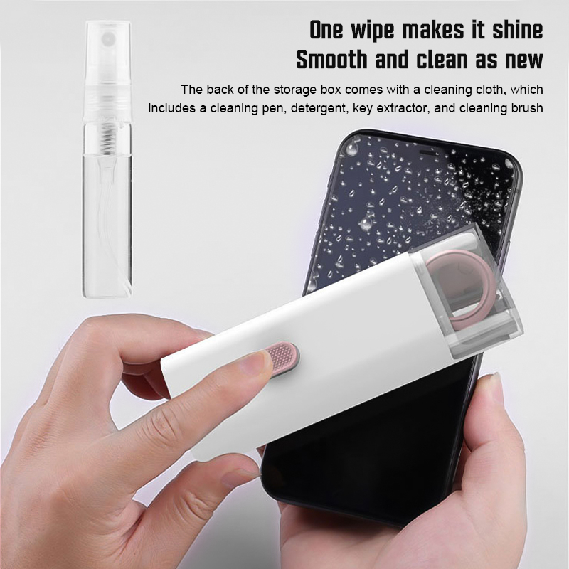 Jovitech 7 in 1 Alat Pembersih Multifungsi Sikat Pembersih Keyboard Komputer Pembersih Layar Ponsel Pena Pembersih Headphone - CT01-5