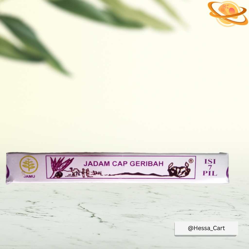 jadam arab asli cap geribah isi 7 butir jadam cap geribah JAMU