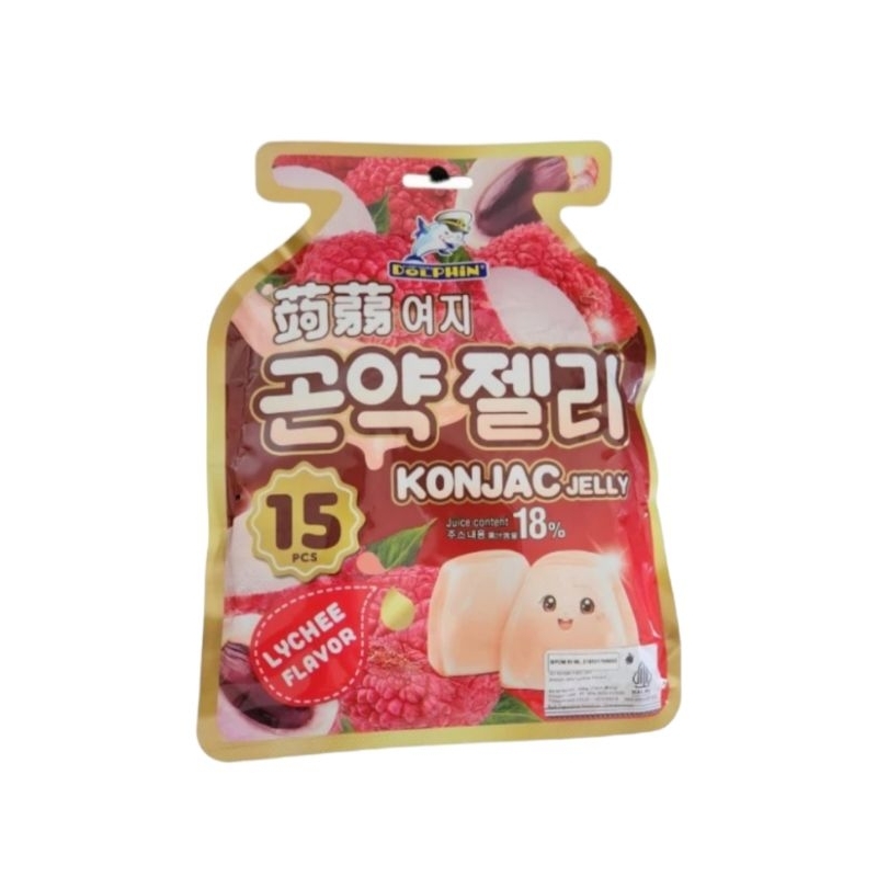 

Captain Dolphin Konjac Jelly Lychee 300g