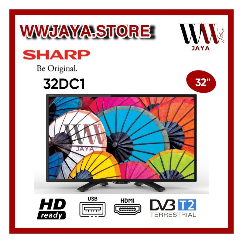 TV LED Digital 32DC1 / 32GD1500 LED Sharp 32 Inch Digital TV