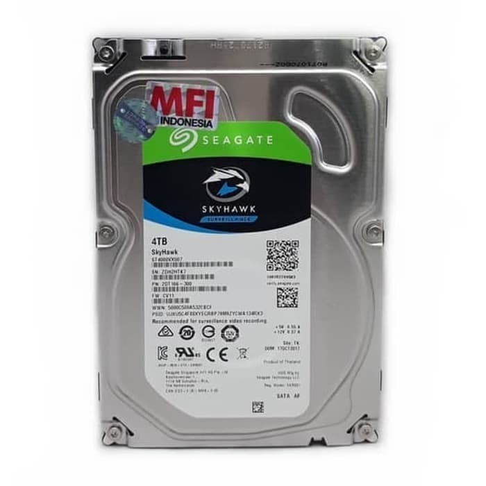 HARD DISK SEAGATE SKYHAWK 4TB MFI ( HDD KHUSUS CCTV )