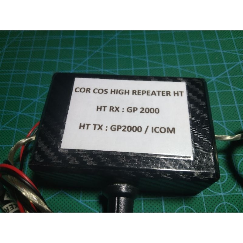 COR COS REPEATER HT , HT RX GP 2000 , HT TX GP 2000 / ICOM + VOLUME AUDIO