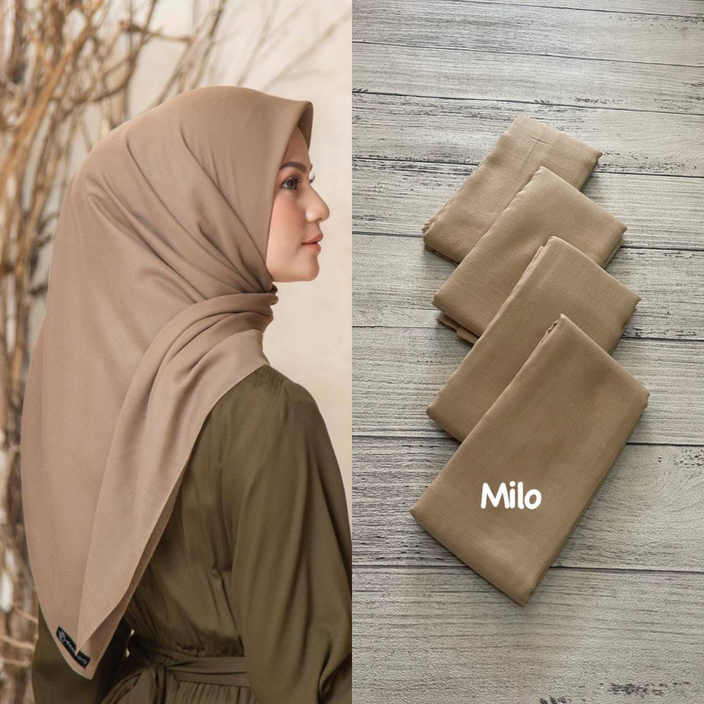 TERMURAH HIJAB DENAY POLOS PART 1 SIZE STANDAR//HIJAB SEGIEMPAT VOAL//VOAL POLOS TERBARU