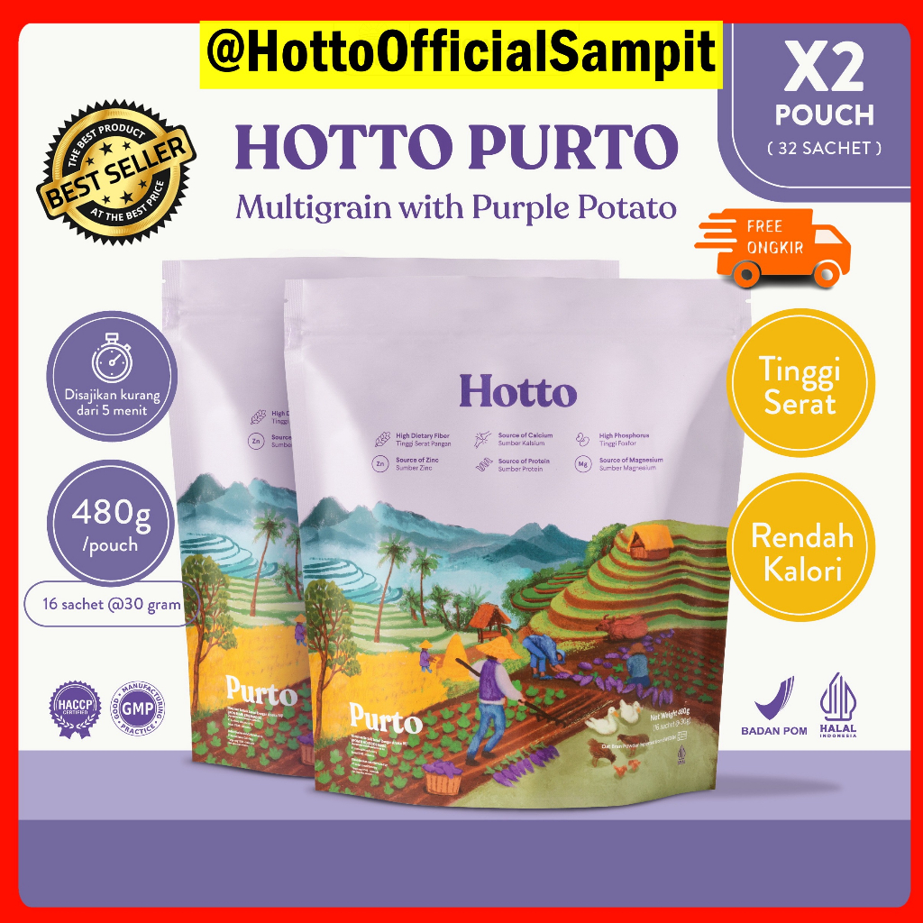 

HOTTO PURTO 32 SACHET