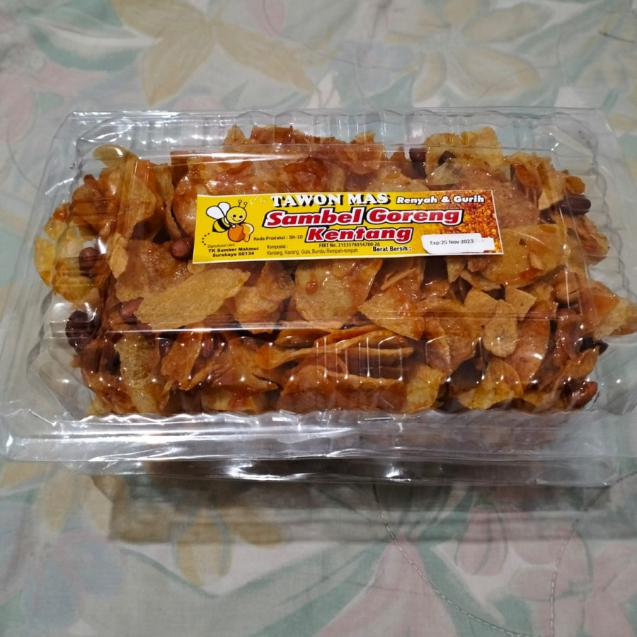 

Snack Keripik Sambal Goreng Kentang Tempe dan Sambal Goreng Kentang