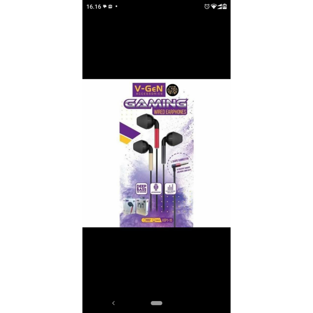 HF VGEN VEP1-15 Wired Headset Earphone super premium Gaming