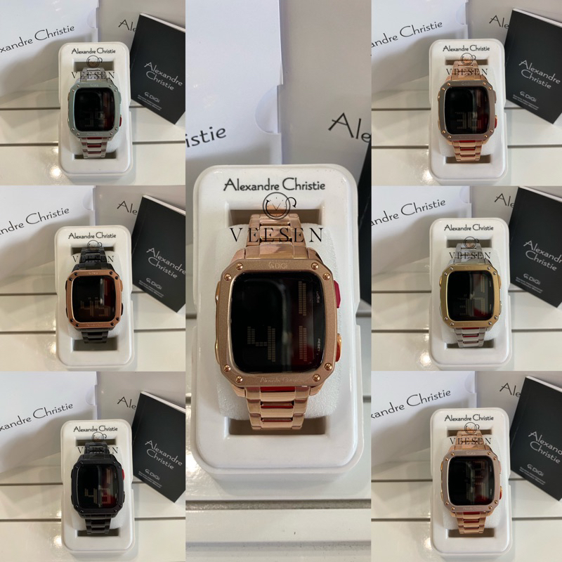 Jam Tangan Alexandre Christie Ac 9353 Digi Original Wanita