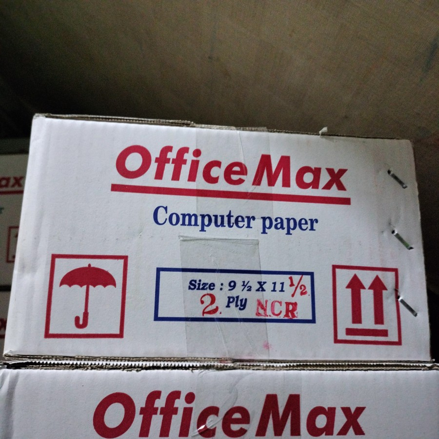 

Continous Form 9.5 x 11/2 2 Ply (Dibagi 2 ) Office Max PRS NCR