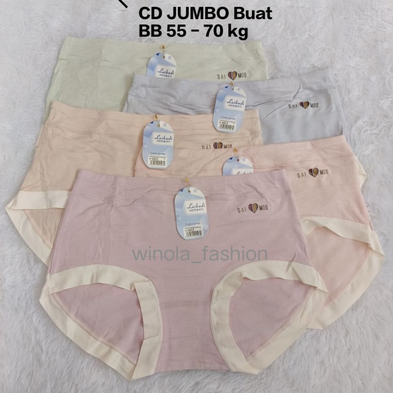 Celana Dalam Perempuan / CD Wanita Bahan Katun Rayon BB 55-70 kg - LAIKADI