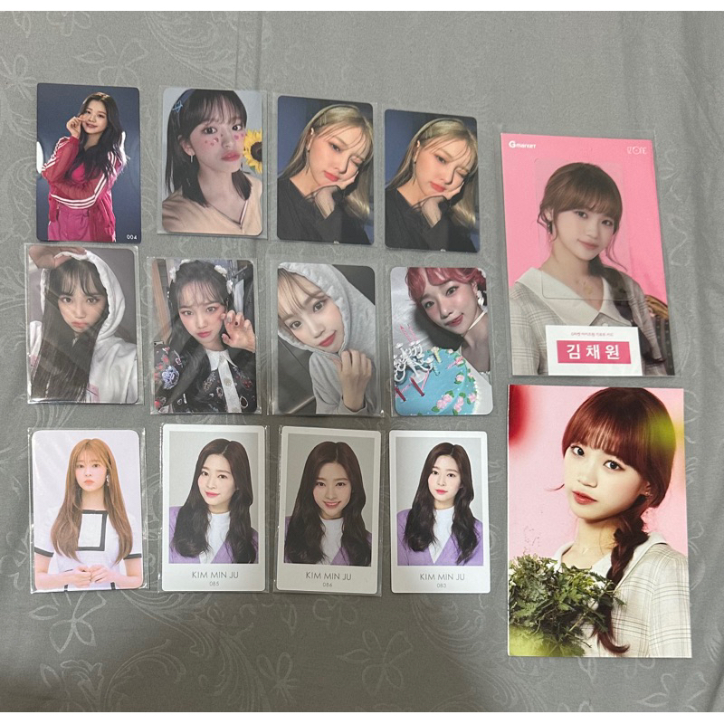 [TAKE ALL] photocard chaewon iz*one lesserafim izone wonyoung yujin sunflower yuri cake hoodie ive m
