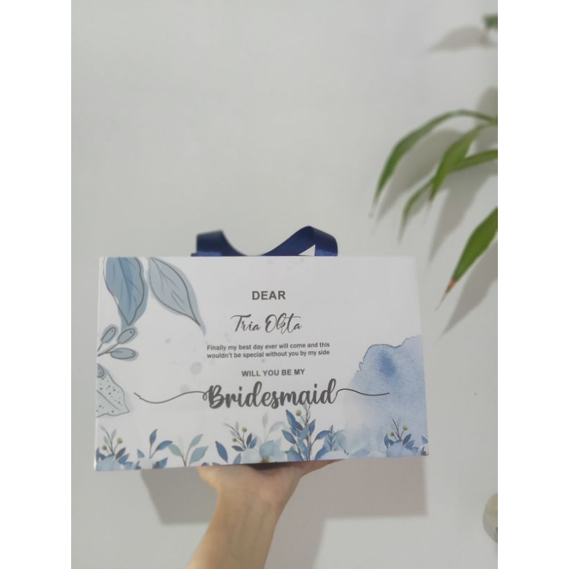 

Paper bag Bridesmaids/ paperbag ulangtahun / min order 5 pc