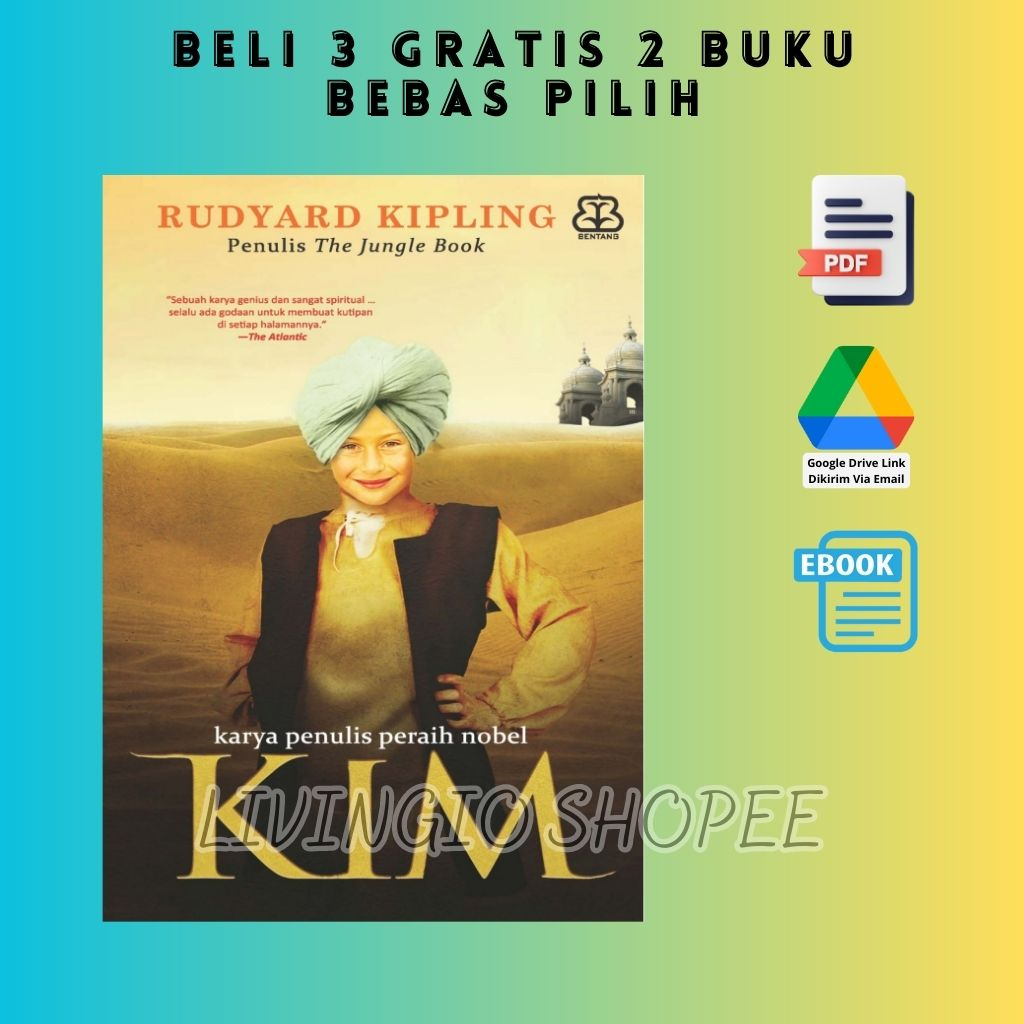 Buku Kim - Rudyard Kipling - Bahasa Indonesia
